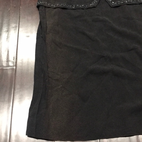 Vintage 1930s/1940s Black dress sz XS/S - Picture 3 of 10